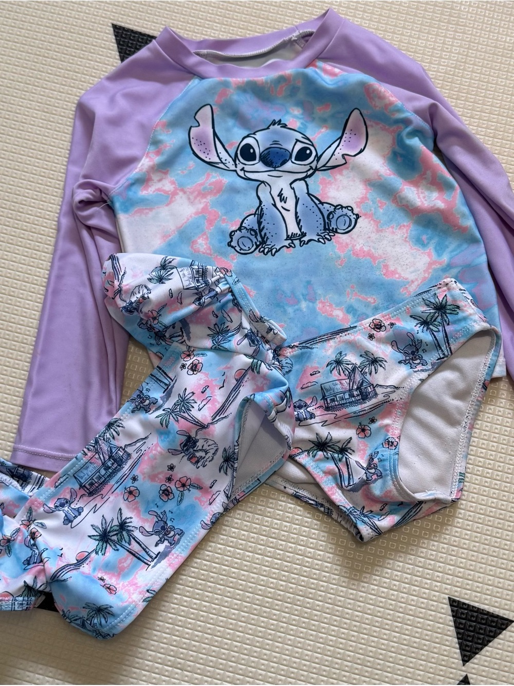3-pc 3T Disney Stitch Swim Set